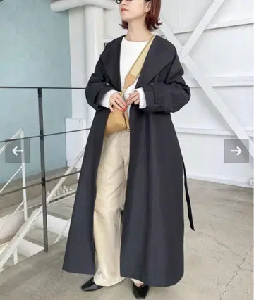 Spick and Span C/Cu 노카라 트렌치코트 미사용 새상품 38