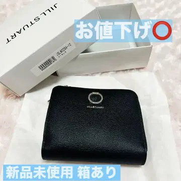 익명 배송 질스튜어트 글로리아 접이식 지갑 블랙 박스 있음
