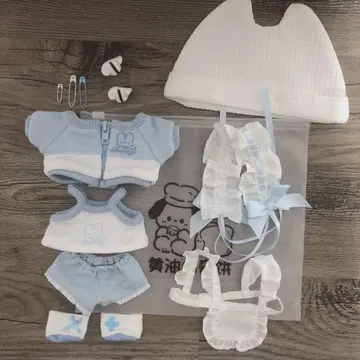 인형 의류 20cm 저지 메이드 세트 스카이블루 블루