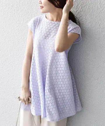 아일렛 페플럼 프렌치 티셔츠 쉽스