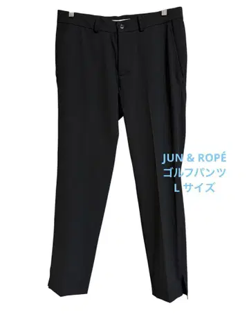 JUN & ROPE 블랙 남성용 슬랙스 골프 팬츠 L