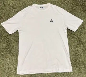 PALACE 트라이앵글 로고 티셔츠 L 화이트