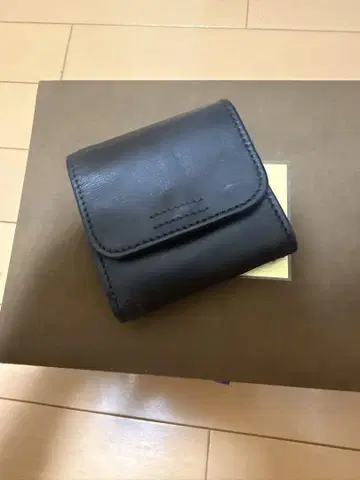 코르보 리브로 3단 폴더형 지갑 블랙