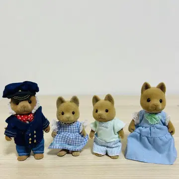 실바니안 패밀리 시드독 패밀리 브라운 개 해외 영국 레어