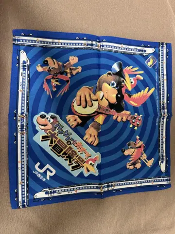 미사용 새상품  banjo-Kazooie 반조와 카주이의 대모험호 손수건