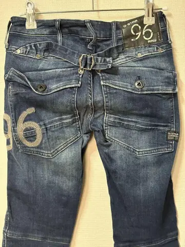 G-STAR RAW 지스타로우 데님 청바지 W23 자수 입체 재단