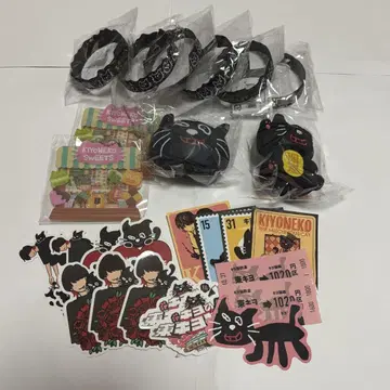 키요 15주년 복권 마네키요네코 비즈 쿠션 스티커