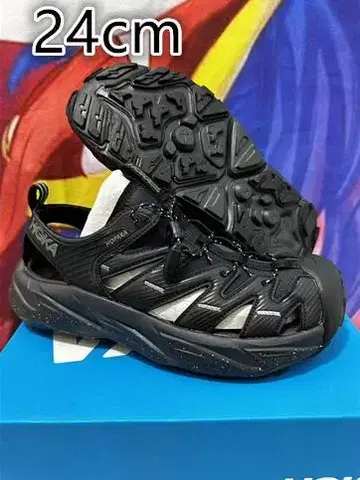 새상품 HOKA ONE ONE Hopara 샌들 블랙 24cm