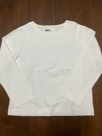 MHL. 마가렛호웰 긴팔 티셔츠 화이트