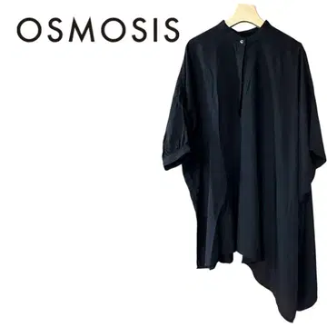 osmosis 블라우스 비대칭 이소재 판초