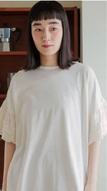 niko and 니코앤드 프릴 레이스 셔링 풀오버 택 포함 새상품 L