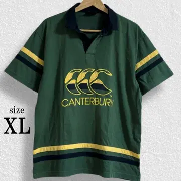 CANTERBURY 캔터베리 라거 셔츠 XL 그린 칼리지