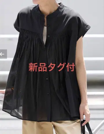 JOURNAL STANDARD relume 보일 핀턱 프렌치 블라우스