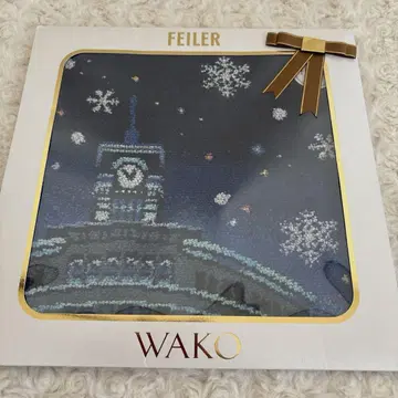 완판템 FEILER 와코 한정판 SAILENT NIGHT 페일러 손수건