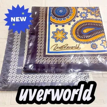 [새상품] Uverworld 우버월드 스카프 반다나 2매 세트