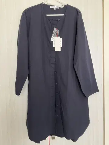 유니클로 UNIQLO 이네스 콜라보 코튼 노카라 코트+ S 사이즈