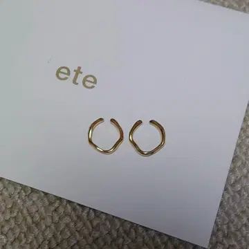 ete 후프 귀찌 골드