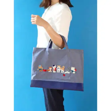 파밀리아 아키타견 데님 백 고향세