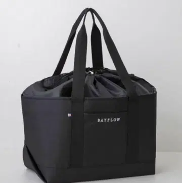 BAYFLOW 베이플로우 레지 바스켓 사이즈 로고 토트백 BOOK 보냉백