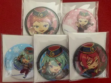 앙스타 눈 축제 아츠키 슈 히비키 와타루 역선 나츠메 캔뱃지 5개 세트