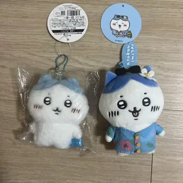 치이카와 (먼작귀) 몽글몽글 마스코트 서 있는 포즈 하치와레 여행 2종