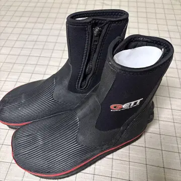 GETT 은어 낚시 신발 낚시용 부츠 블랙 S