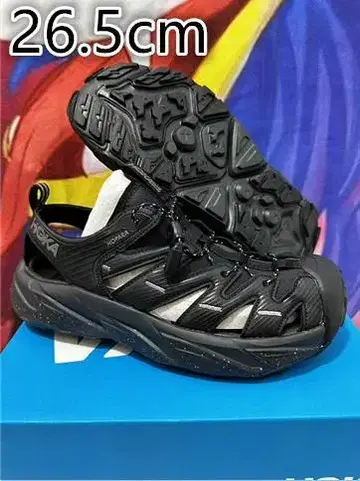 새상품 HOKA ONE ONE Hopara 샌들 블랙 26.5cm
