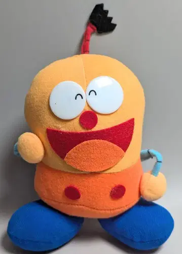 에포크사 봉제 인형 코로스케 (두 눈 감음/입 반달)