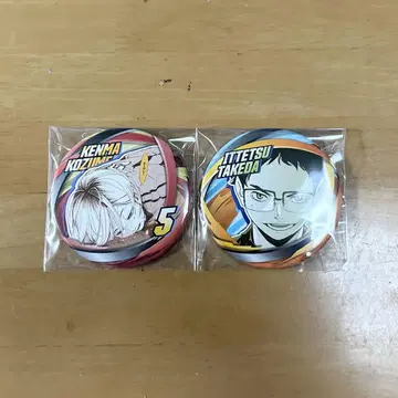 하이큐 코즈메 켄마 타케다 이치테츠 팬 파크 컬렉션 캔뱃지