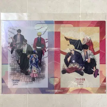 2개 트라이건 전 TRIGUN 클리어 파일 니콜라스 바쉬 일본 의류