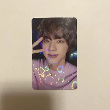 진 Jin The Astronaut 트레이딩 카드 구매 혜택 홀로그램