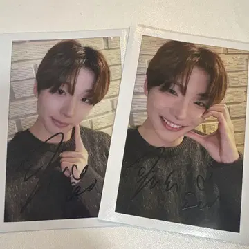 B.D.U 민서 사인 폴라로이드