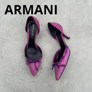 ARMANI 핑크 스틸레토 하이힐