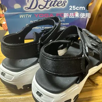 Skechers D Lites 스포츠 샌들 블랙