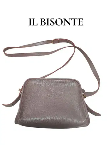 일비종떼 IL BISONTE 가죽 로고 숄더백
