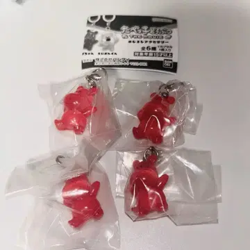 타베코 동물 메지루시 액세서리 The movie 카바짱 4종 세트