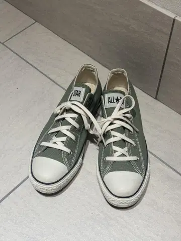 [새상품급] CONVERSE ALL STAR 스니커즈 23cm 카키