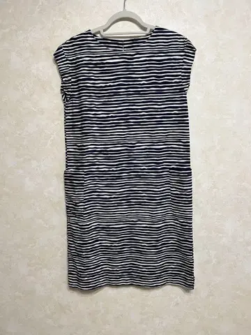 UNITED ARROWS 무릎 기장 원피스 보더