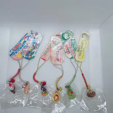 헬로키티 스트랩 세트 6개 규슈 한정판