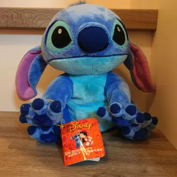 스티치 봉제인형 하트랜드 앉은 높이 20cm 디즈니 Stitch