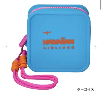 Plaza HAWAIIAN AIRLINES 실리콘 파우치 블루