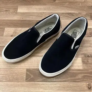 Vans 반스 클래식 슬립온 네이비 스웨이드 9.5 27.5