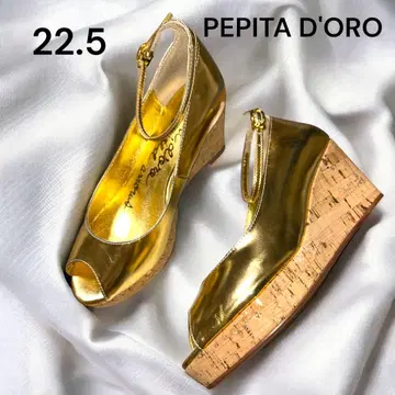 pepita d'oro united arrows 웨지솔 펌프스 새상품
