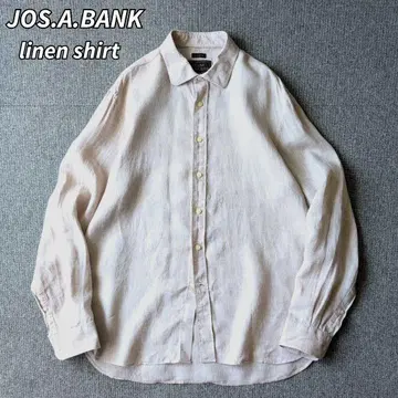 00년대~ JOS.A.BANK 긴팔 린넨 셔츠 무지 셔츠 구제 의류