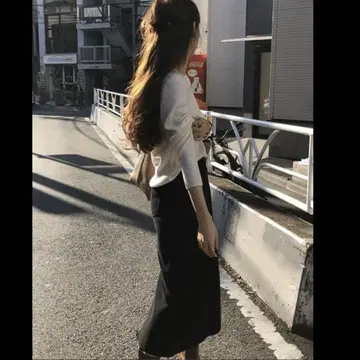 ounce 포켓 데님 스커트 M 사이즈