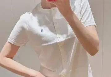 폴로 랄프 로렌 반팔 니트 가디건 스웨터