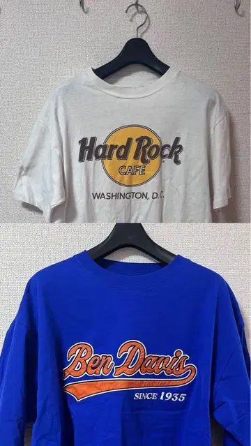 인기 T셔츠 묶음 판매 Hard rock cafe Ben davis