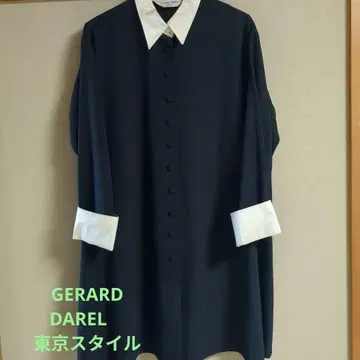 GERARD DAREL 네이비 셔츠 원피스