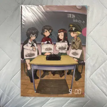 걸즈 앤 판처 카바 씨 팀 A4 클리어 파일