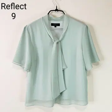 Reflect 보타이 블라우스 민트 그린